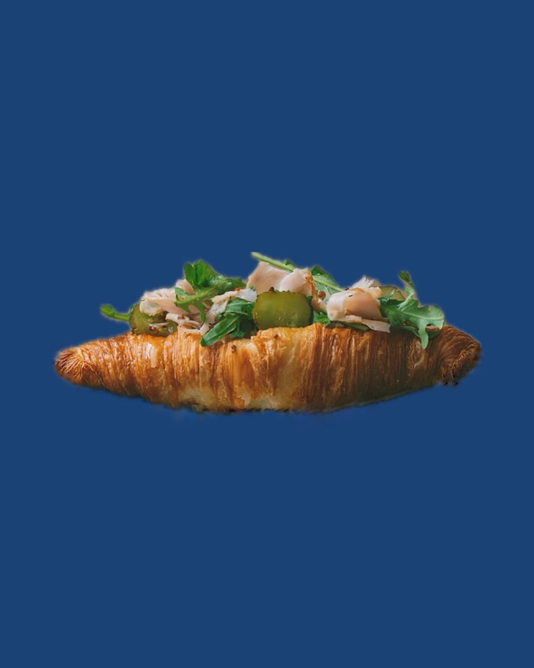 CROISSANT PAVO CON MIEL Y MOSTAZA