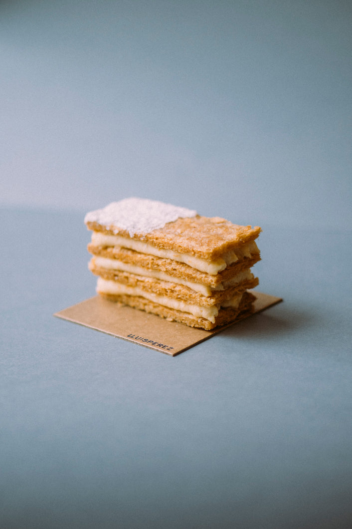 MIL HOJAS CON CREMA DE VAINILLA DE MADAGASCAR